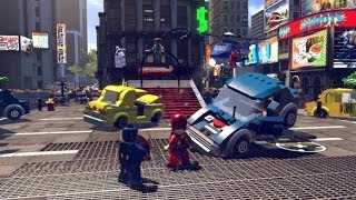 LEGO Marvel Super Heroes 100% Guide #2 - Times Square Off (All 10 Minikits, Stan Lee in Peril)