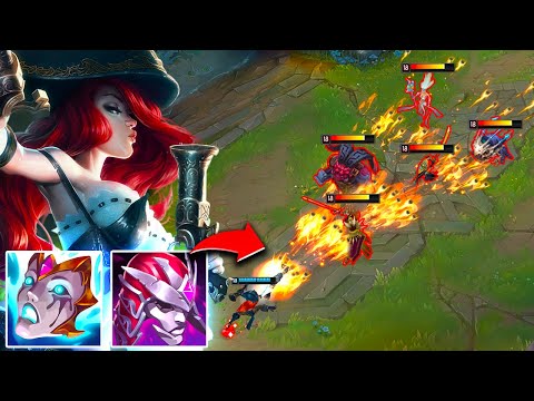 Miss Fortune but my Ult + E set entire teams on fire (INSANE BURN)