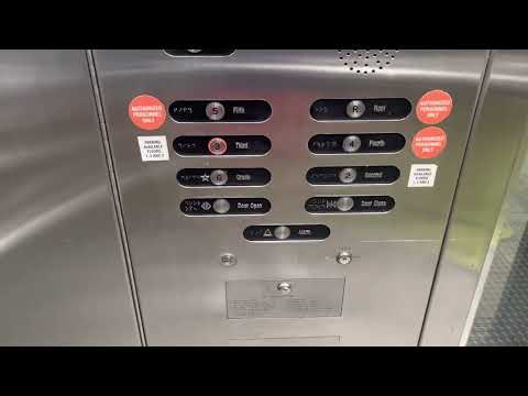 Cool Westinghouse Traction Elevators @ Earlington Heights MetroRail Parking Garage, Brownsville, FL