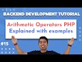 PHP Arithmetic Operators In Hindi PHP Tutorial In Hindi 2020 15