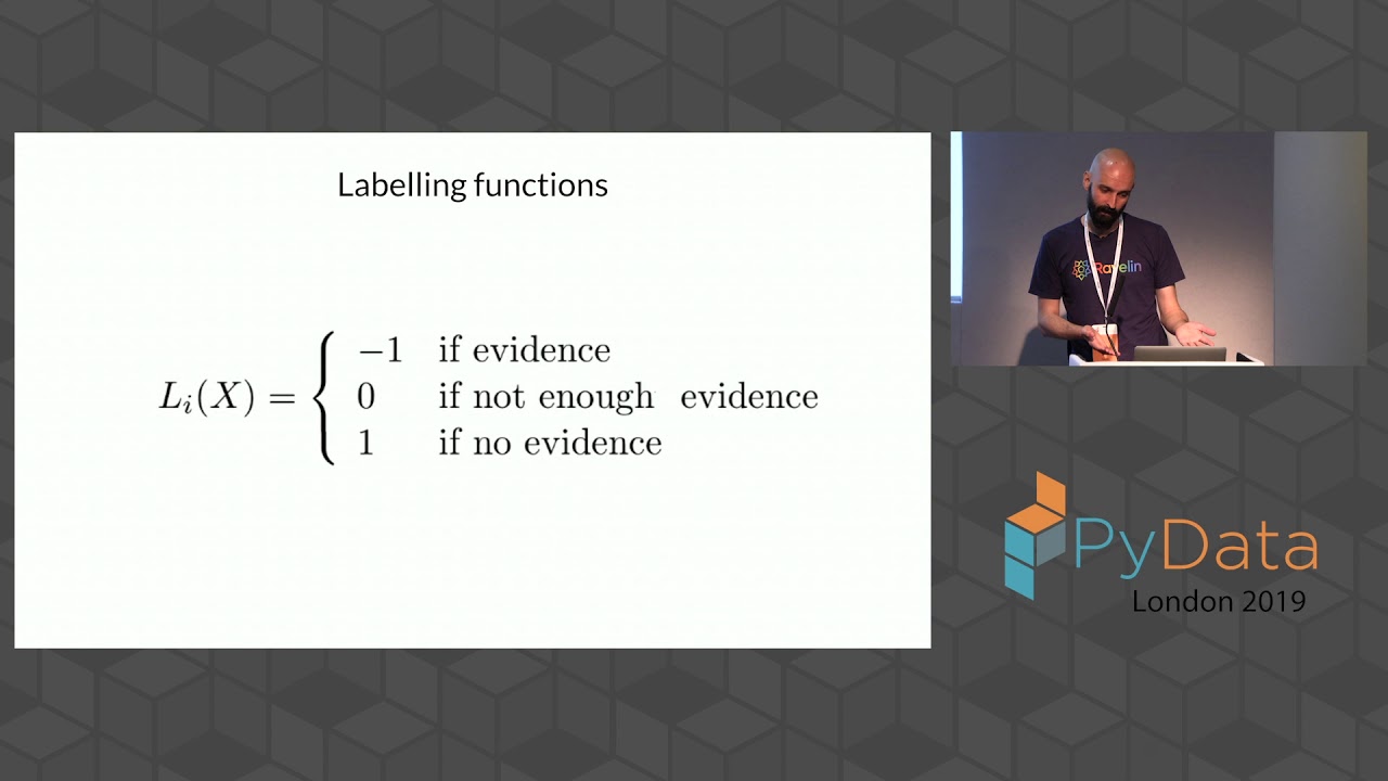 Eddie Bell: Weak supervision: a new paradigm for unreliable data | PyData London 2019