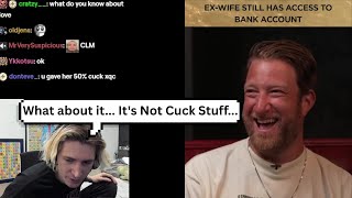 xQc Reacts to Dave Portnoy Reveals his Ex-Wife Still Has Access to his Bank Account