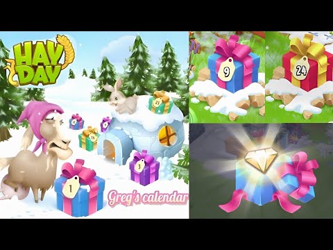 🎁 Hay Day: Greg's Holiday Calendar (2025) - Free Gifts