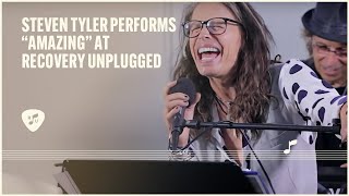 Steven Tyler performs &quot;Amazing&quot; at Recovery Unplugged