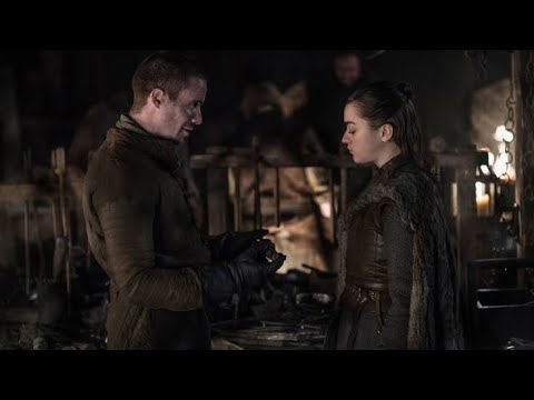Arya meets with Gendry and asks him to make a mysterious weapon | Game of thrones season 8×1