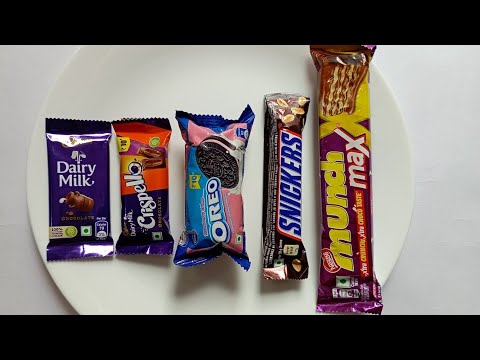 Dairy Milk , Crispello , Oreo Biscuits , Snickers , Munch Max , Chocolates .