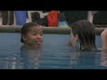Alicia Silverstone One Piece Black Swimsuit Pool Scene 1080p