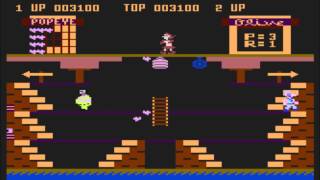 Popeye for the Atari 8-bit family