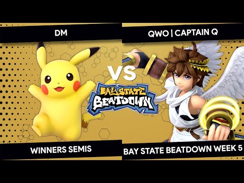 Bay State Beatdown #5 - DM (Pikachu) vs qWo | Captain Q (Pit) - Winners Semis