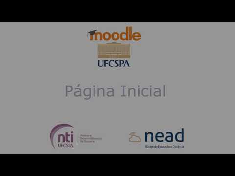 Moodle UFCSPA – Tutoriais – Início