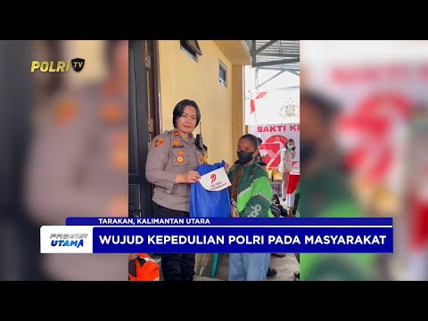 POLRES TARAKAN GELAR BAKTI KESEHATAN &amp; BANTUAN SOSIAL UNTUK KOMUNITAS OJEK ONLINE