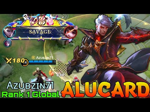 SAVAGE! Alucard The Fiery Inferno - Top 1 Global Alucard by Aᴢᴜʙᴢɪɴ71 - Mobile Legends