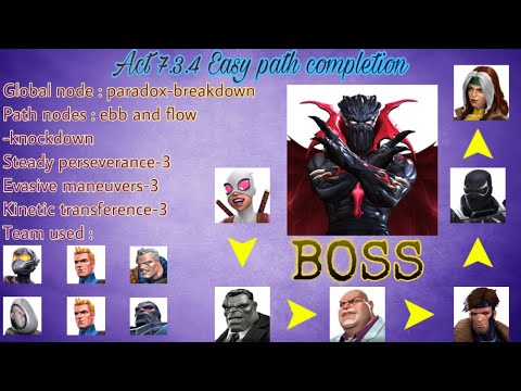(Mcoc) Act 7.3.4 Easy path Completion revive less #62