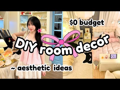 20 DIY room decor ideas * aesthetic *