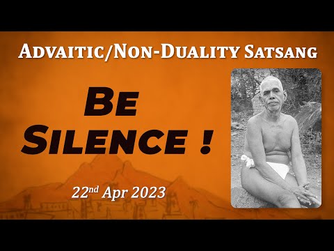 547. Bhagavan Ramana Satsang - Be Silence