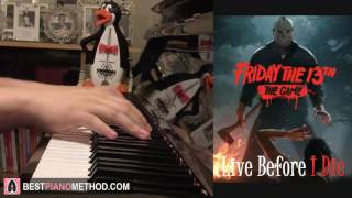 Friday The 13th (The Game) OST - &quot;Live Before I Die&quot; - Crazy Lixx (Piano Cover by Amosdoll)