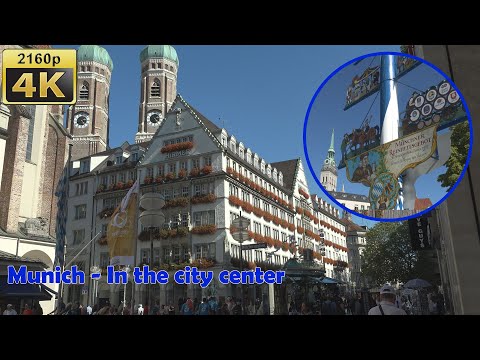 Munich, Center 2023 - Germany 4k Travel Channel