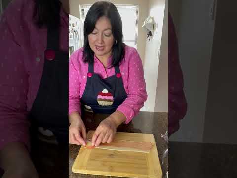 Como hacer Rosas de manzana #receta #food