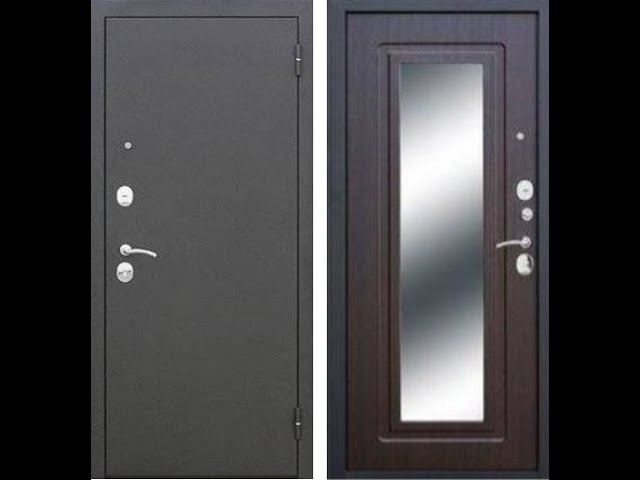 Видеообзор на дверь Феррони зеркало Серебро