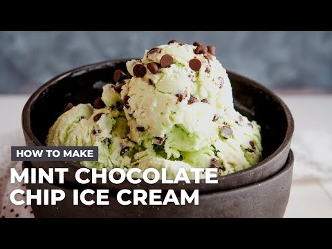 How to Make Easy No Churn Mint Chocolate Chip Ice Cream