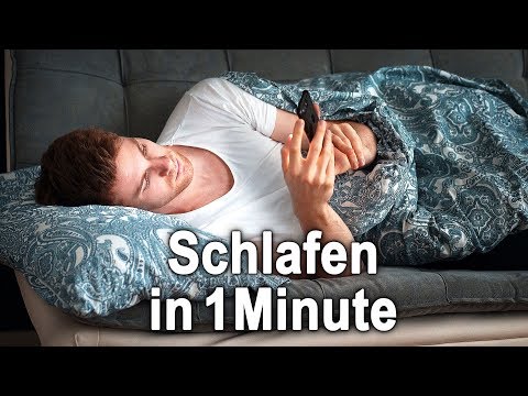 Einschlafen in 1 Minute Trick | Selbstexperiment