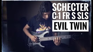 Video thumbnail for Schecter C-1 FR S SLS Evil Twin - Satin Black by Hector Sebastian
