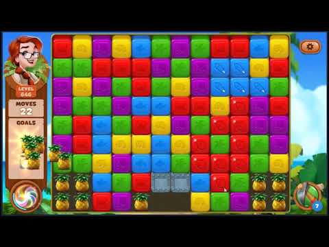 Lost Island Blast Adventure Level 646 - NO BOOSTERS 🏝️ | SKILLGAMING ✔️