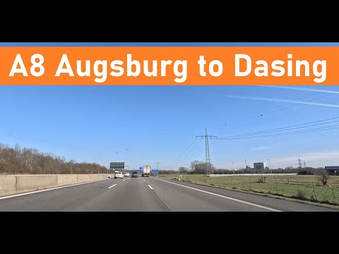 Germany: Autobahn A8 Augsburg to Dasing