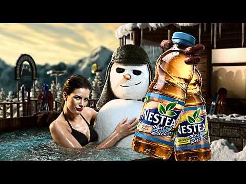 Nestea Cool Ice Tea - Snowman Commercial Compilation