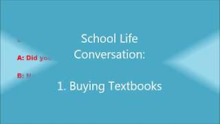 school Life 01: Buying Textbooks
