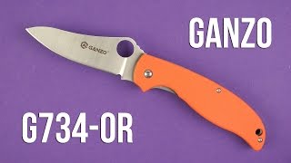 Ganzo G734-OR - відео 1