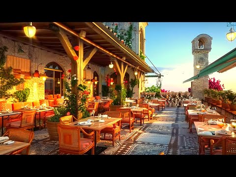Mediterranean Restaurant Ambience with Jazz - 4k MIX - Relaxing BGM for Your Dining Pleasure