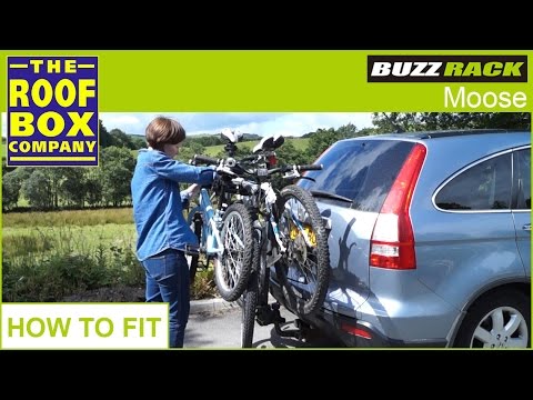 BUZZ RACK Moose tow ball bike carrier -  HOW TO FIT