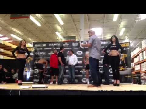 Luis Torres vs Milton Ramos Monday night fights weigh in