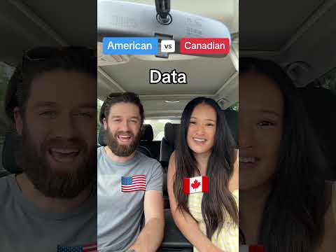 American vs Canadian pronunciation #canadavsusa #canada #usa #husbandwife