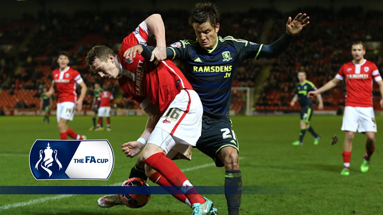 Barnsley 0-2 Middlesbrough - FA Cup Third Round | ...