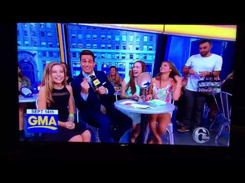 GMA Lauren Reehl with Rob Marciano