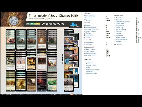 Premodern R4G2 - Sligh vs Thrashgeddon (CapricornLaw) - FNM Bazaar of Baghdad 15/09/23