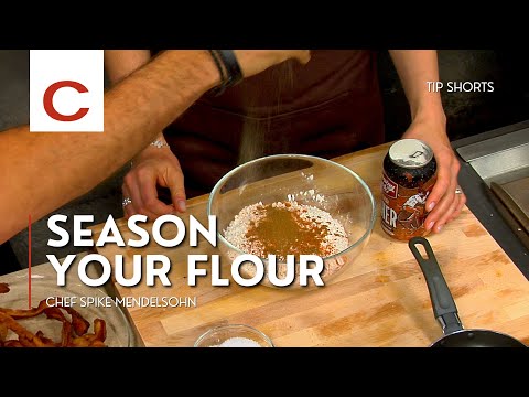 Season your Flour | Chef Spike Mendelsohn | Tips #shorts