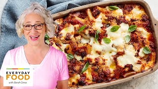 Baked Ziti with Sausage and Bechamel | Pantry Staples | Everyday Food with Sarah Carey