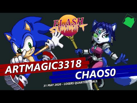 Artmagic3318 (Sonic) vs Chaos0 (Krystal) - Losers Quarterfinals - Flash Summit