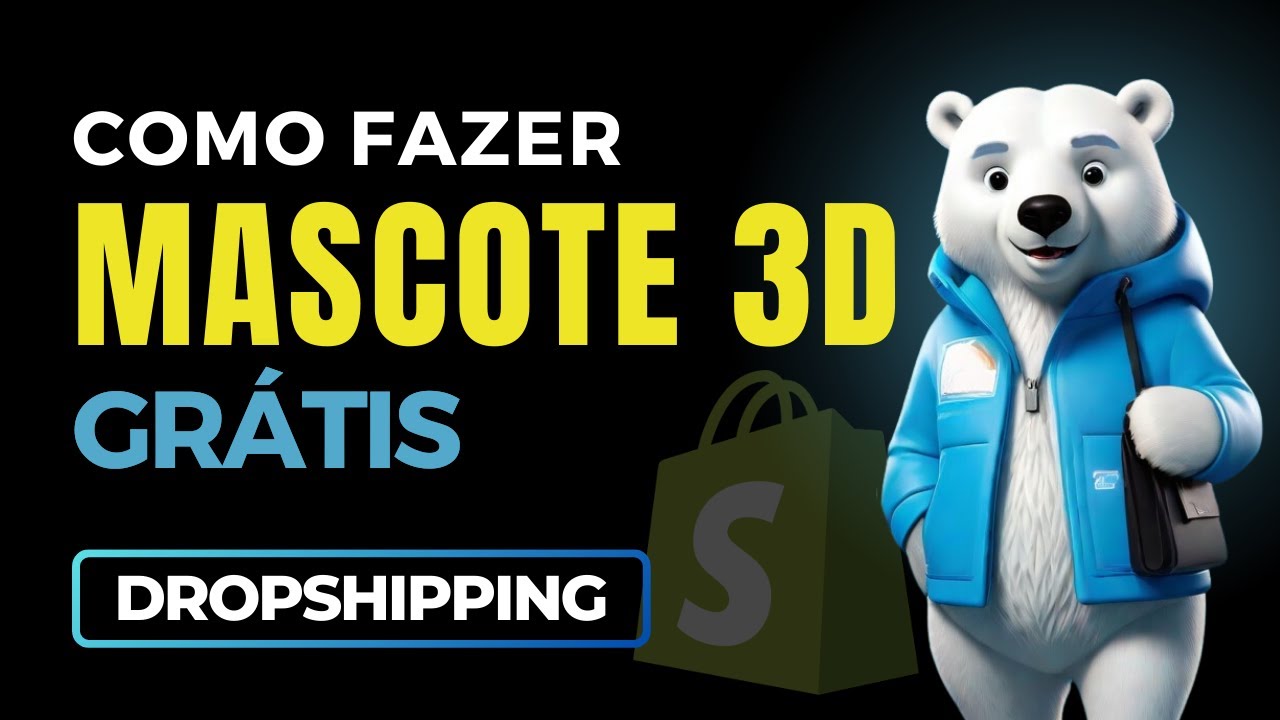 Como Fazer Mascote Loja de Dropshipping