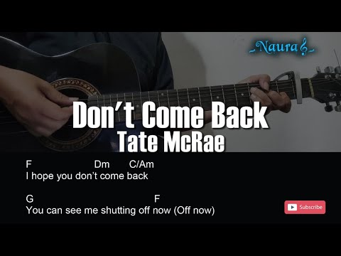 Don't Come Back - Tate McRae