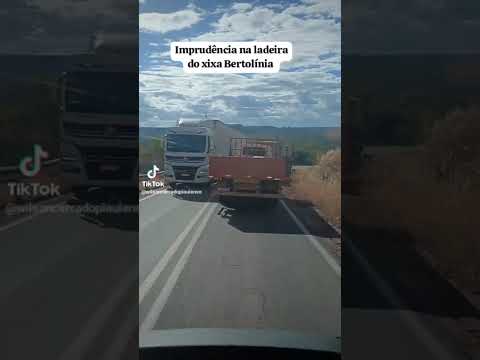imprudência na BR,  cidade de bertolínia sul do estado do Piauí