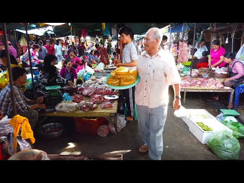Street Food Tour - Everyday Living Lifestyle In Phnom Penh Market Food