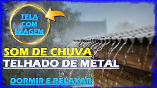 Som de Chuva Forte em Telhado de Metal