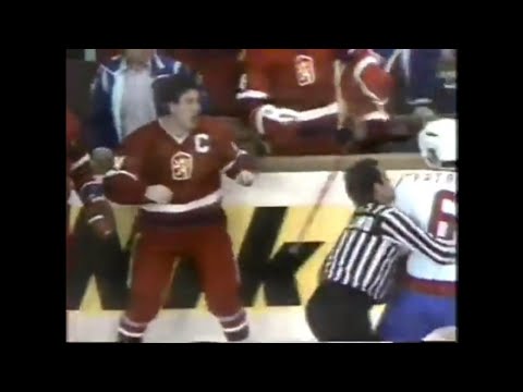Canada - Czechoslovakia hits and goals 4/28/83