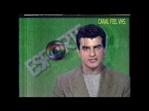 RBS TV/RS - Globo esporte incompleto com 1 bloco de intervalos '1991