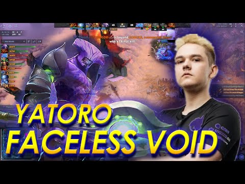 YATORO FACELESS VOID 22-4-9 KDA CARRY Dota 2 Pro Gameplay Highlights