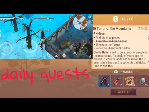 Terror of the mountains (daily quests) // Westland Survival// game play
